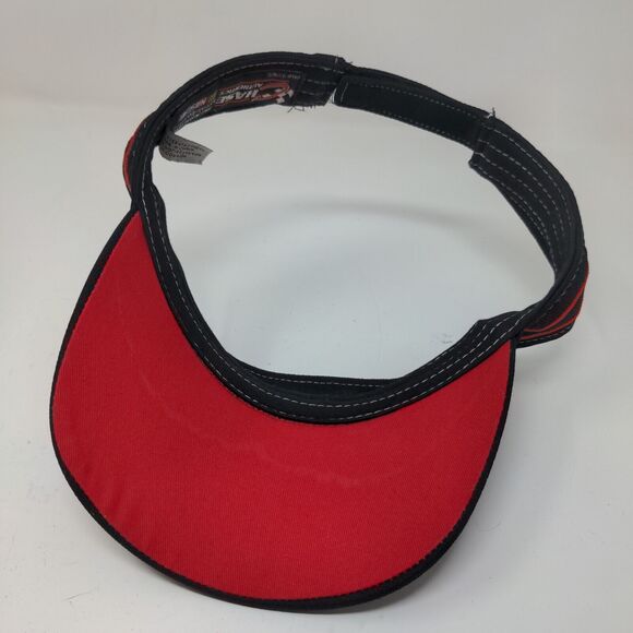 Chase Authentics Men's Strapback Jeff Gordon Sun Visor Hat Cap Black OSFM #24 - Picture 10 of 13